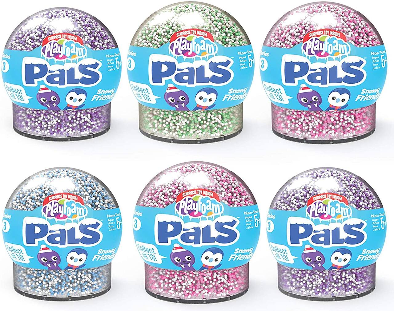 Educational Insights Playfoam Pals Snowy Friends Series 3, 6ct.